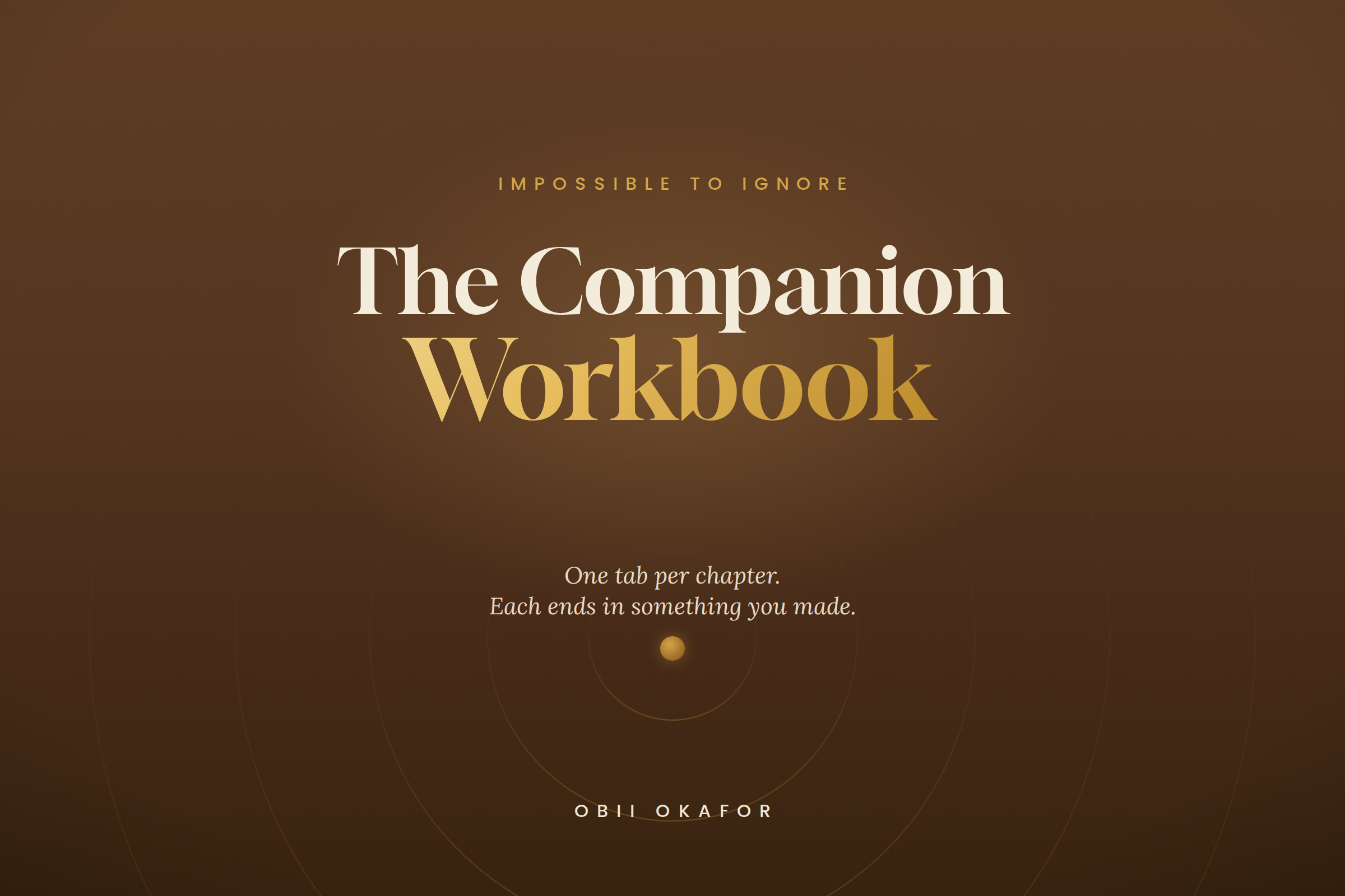 The Companion Workbook cover